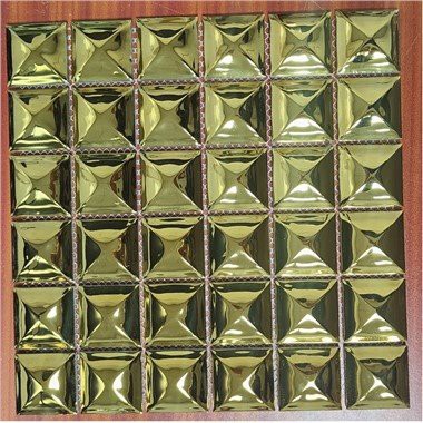 Rozsdamentes acél mozaik Backsplash